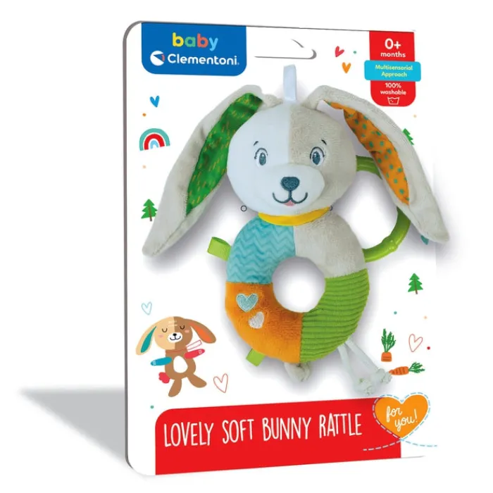Lovely Bunny Soft Rattle^Clementoni Best
