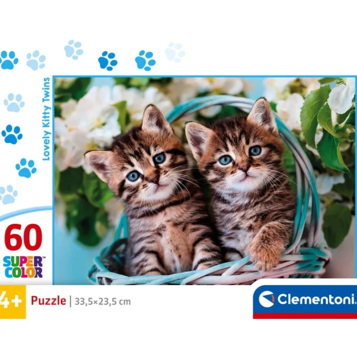 Lovely Kitty Twins - 60 pezzi^Clementoni