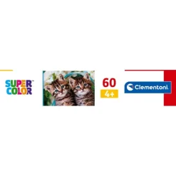 Lovely Kitty Twins - 60 pezzi^Clementoni