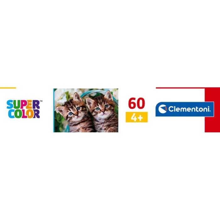 Lovely Kitty Twins - 60 pezzi^Clementoni