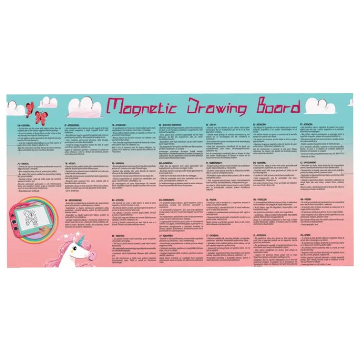 Magnetic Drawing Board Unicorns^Clementoni