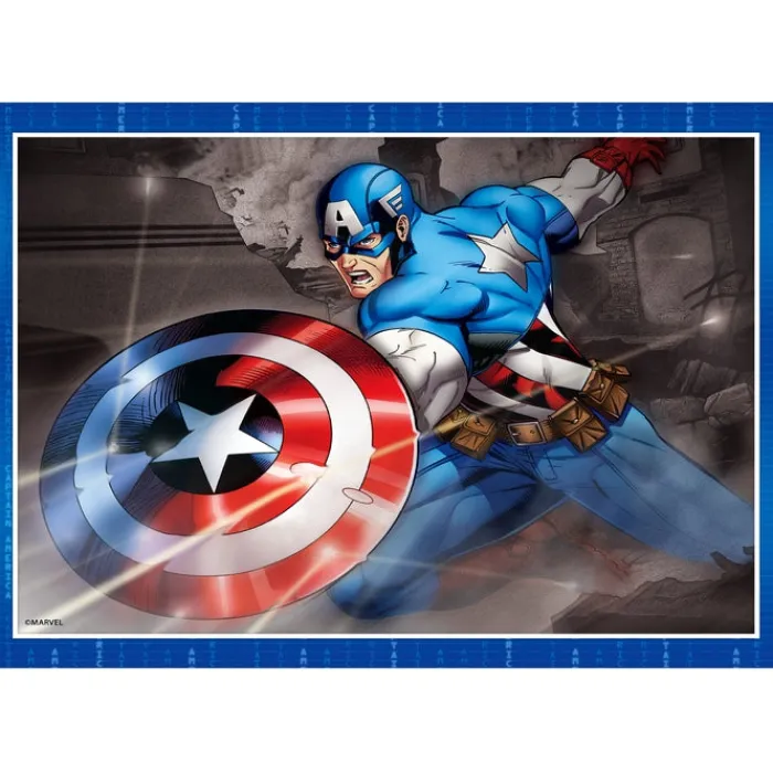 Marvel Avengers - 1x12 + 1x16 + 1x20 + 1x24 pezzi^Clementoni Best