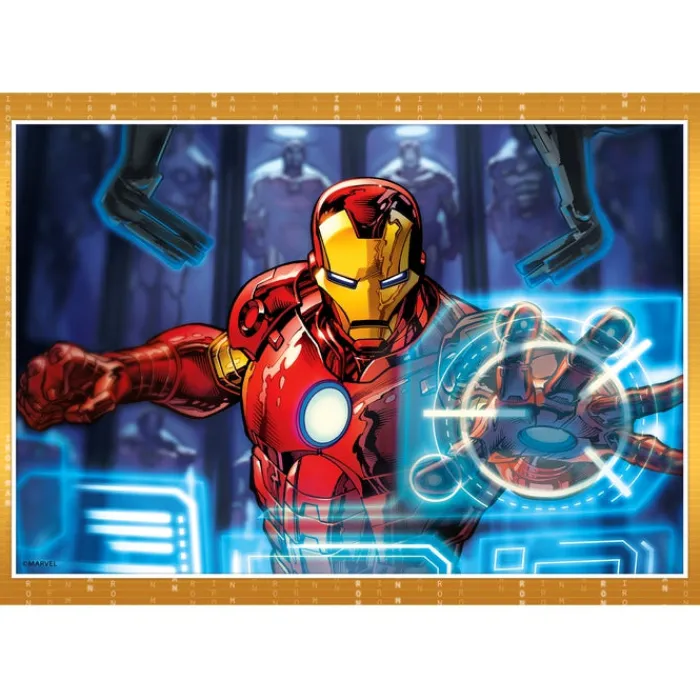 Marvel Avengers - 1x12 + 1x16 + 1x20 + 1x24 pezzi^Clementoni Best