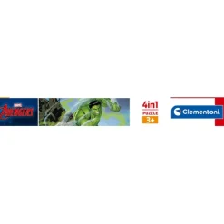 Marvel Avengers - 1x12 + 1x16 + 1x20 + 1x24 pezzi^Clementoni Best
