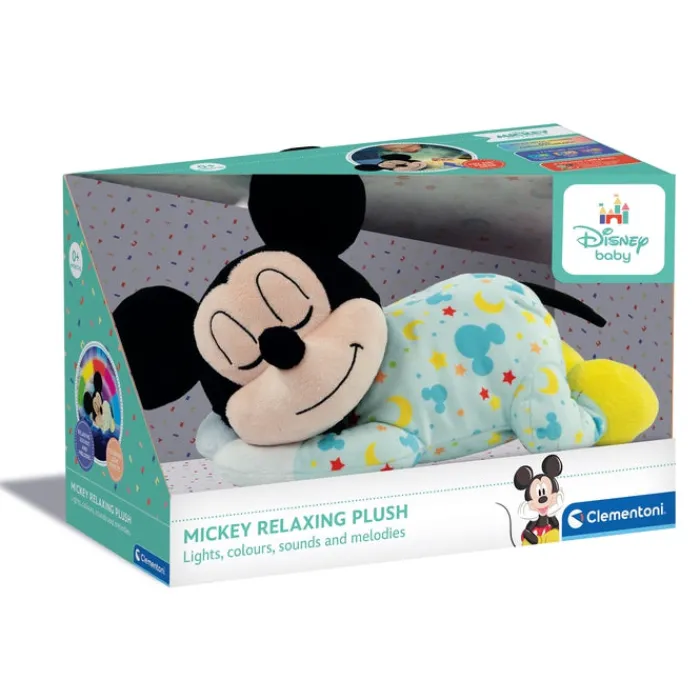 Mickey Relaxing Plush - Lights, colours and melodies^Clementoni New