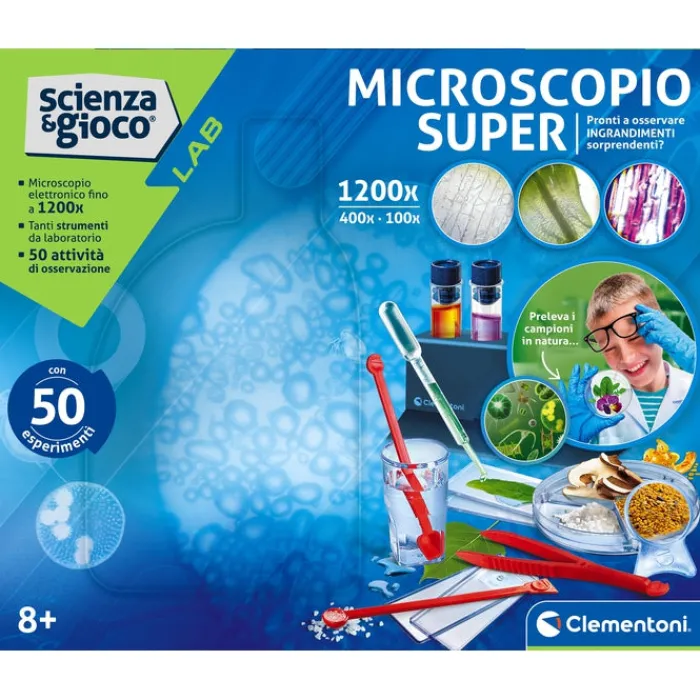 Microscopio Super^Clementoni Hot
