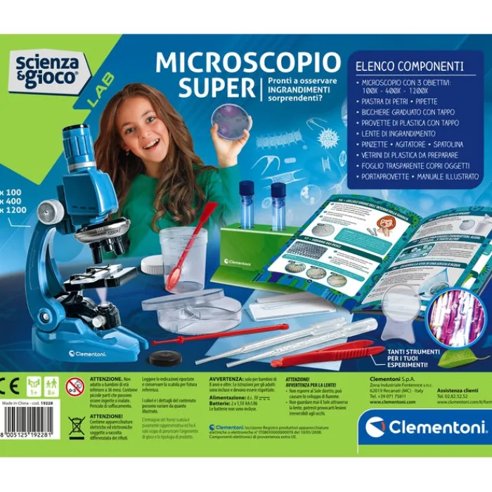 Microscopio Super^Clementoni Hot