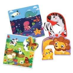 Montessori - Animali 3in1^Clementoni Outlet