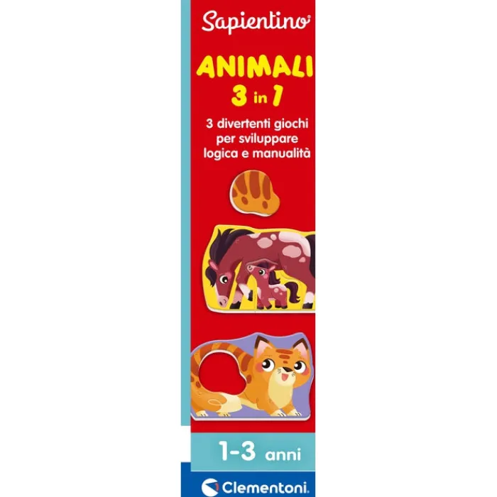 Montessori - Animali 3in1^Clementoni Outlet