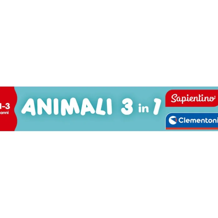 Montessori - Animali 3in1^Clementoni Outlet