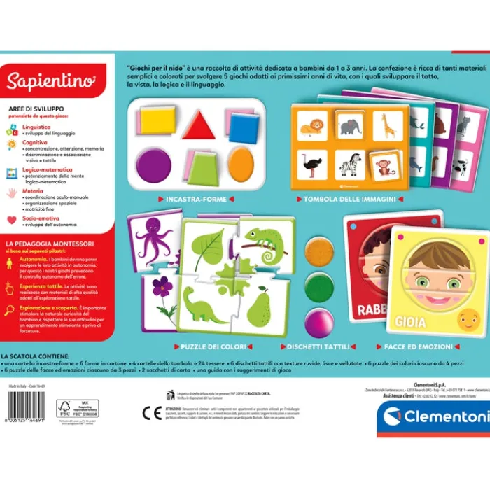 Montessori - Giochi per il nido^Clementoni New
