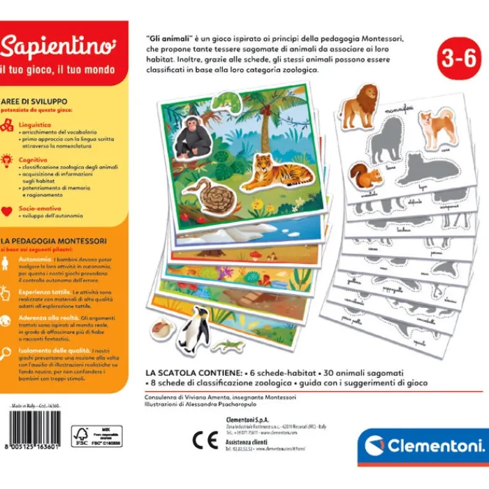 Montessori - Gli animali^Clementoni Best