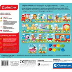 Montessori - Il trenino delle forme^Clementoni Discount