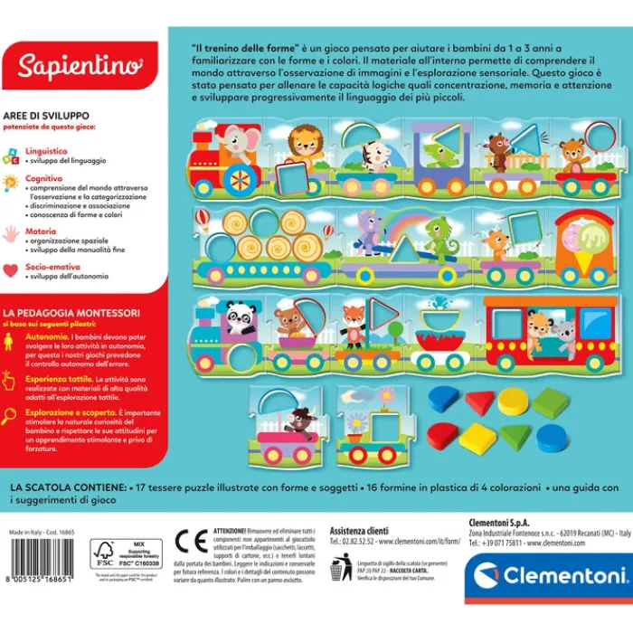 Montessori - Il trenino delle forme^Clementoni Discount