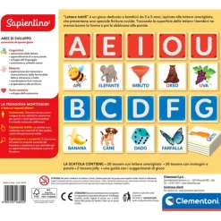 Montessori - Lettere Tattili^Clementoni