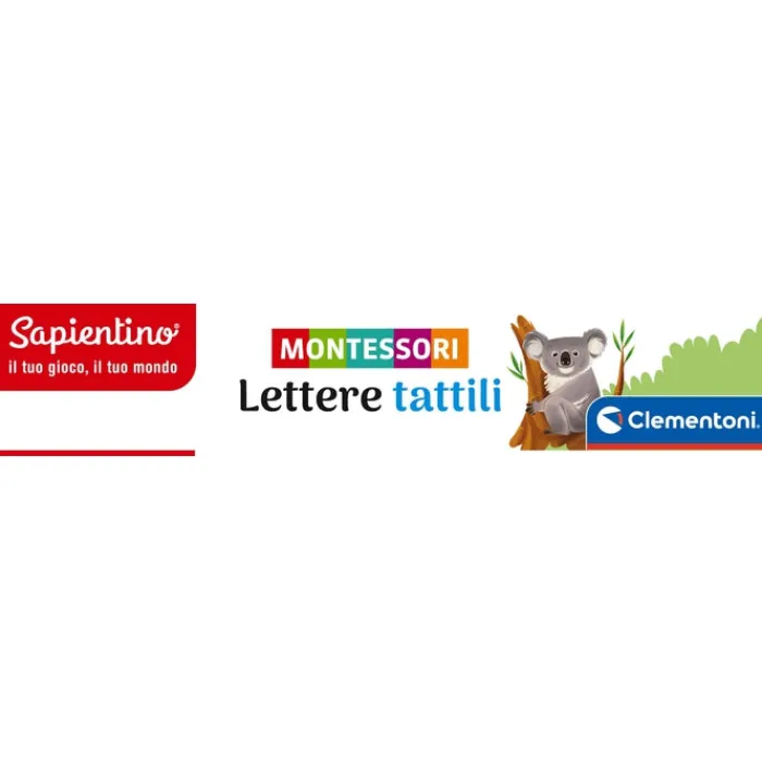 Montessori - Lettere tattili^Clementoni