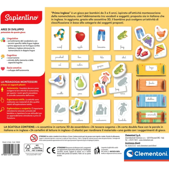 Montessori - Primo inglese^Clementoni Discount