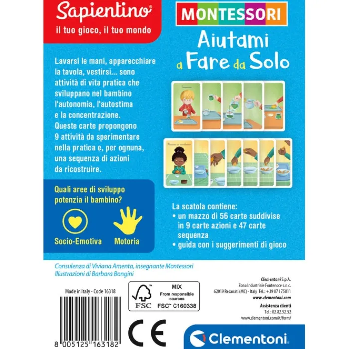 Montessori carte - Aiutami a fare da solo^Clementoni Clearance