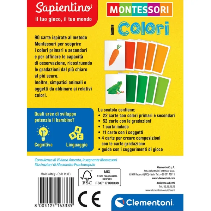 Montessori carte - I colori^Clementoni