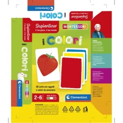 Montessori carte - I colori^Clementoni
