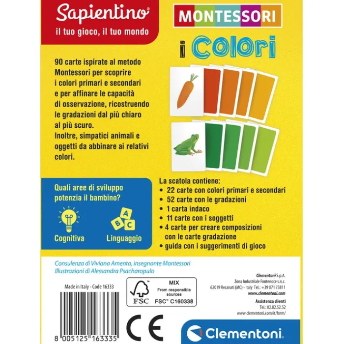 Montessori carte - I colori^Clementoni