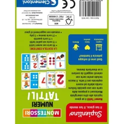Montessori carte - Numeri tattili^Clementoni Discount