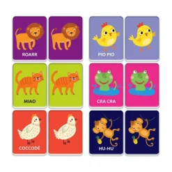 Montessori Flashcards - Che verso fa?^Clementoni New