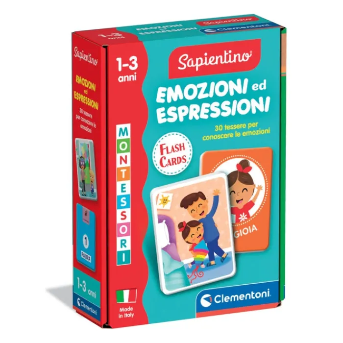 Montessori Flashcards - Emozioni ed Espressioni^Clementoni Clearance