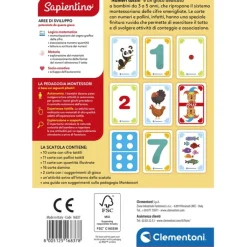 Montessori Flashcards - Numeri Tattili^Clementoni Discount