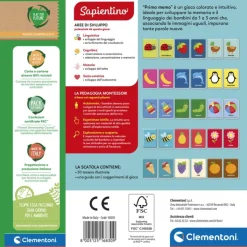 Montessori Flashcards - Primo Memo^Clementoni Online