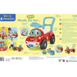 Nicolò Go Go 3 in 1^Clementoni Outlet