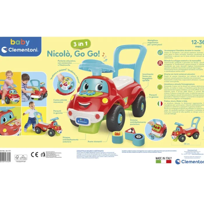 Nicolò Go Go 3 in 1^Clementoni Outlet