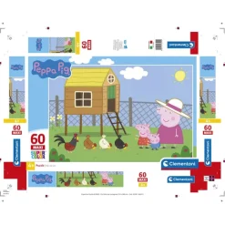 Peppa Pig - 60 pezzi^Clementoni New