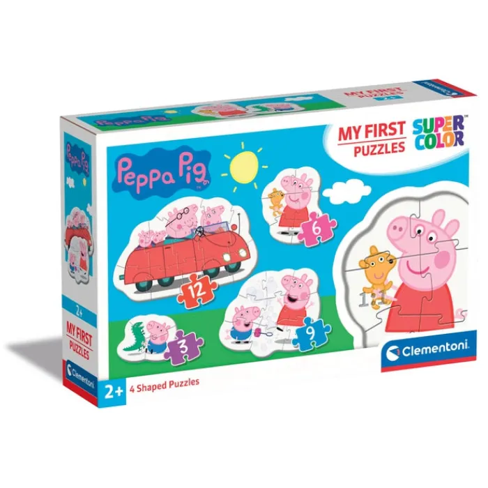 Peppa Pig - 1x3 + 1x6 + 1x9 + 1x12 pezzi^Clementoni