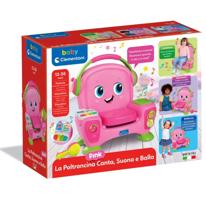 Poltroncina Canta Suona e Balla Pink^Clementoni New