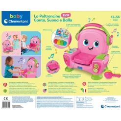 Poltroncina Canta Suona e Balla Pink^Clementoni New