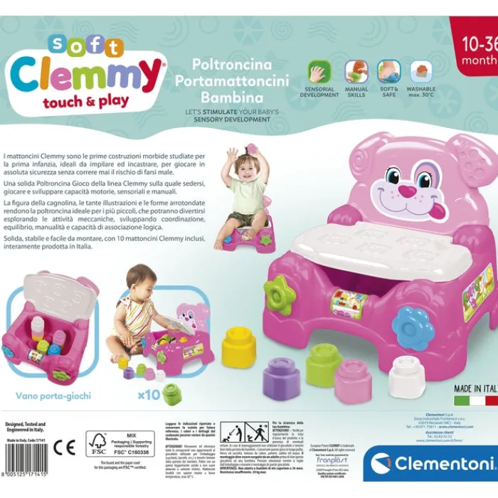 Poltroncina Porta Mattoncini Pink^Clementoni Sale