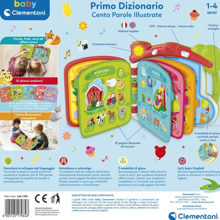 Primo Dizionario Cento Parole Illustrate^Clementoni Discount