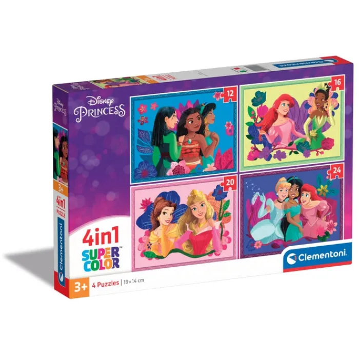 Princess - 1x12 + 1x16 + 1x20 + 1x24 pezzi^Clementoni Best