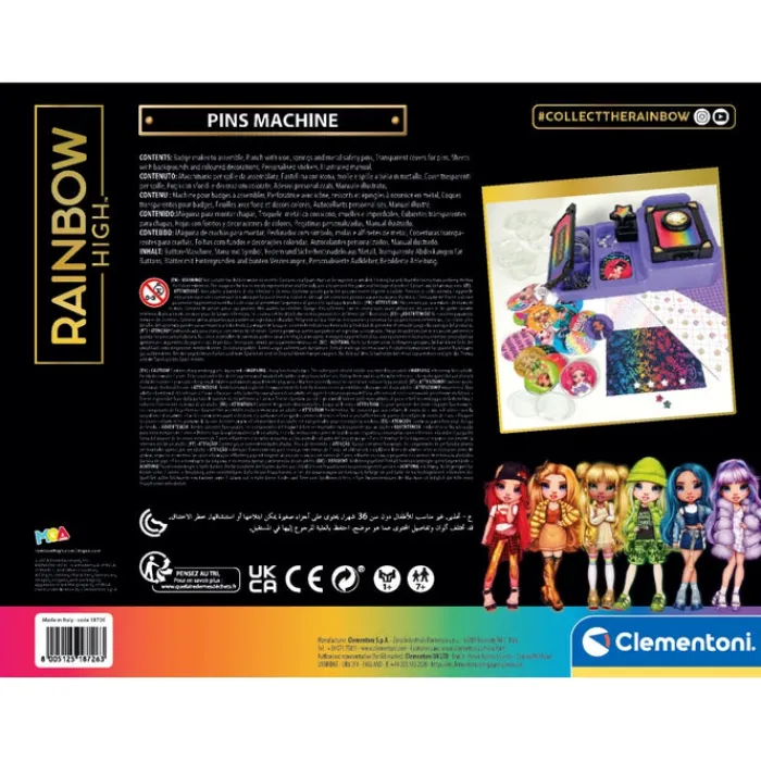 Rainbow High - Pins Machine^Clementoni New