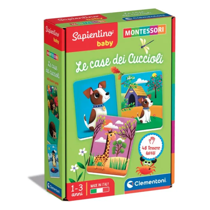 Sapientino Baby Montessori - Carte Le case dei Cuccioli^Clementoni Online