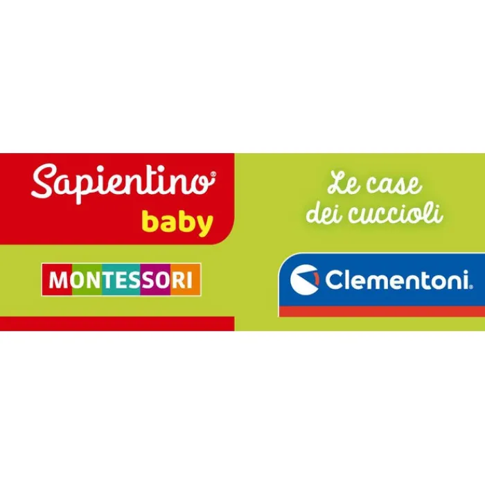 Sapientino Baby Montessori - Carte Le case dei Cuccioli^Clementoni Online