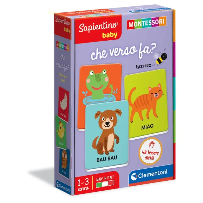 Sapientino Baby Montessori - Carte Che verso fa?^Clementoni New