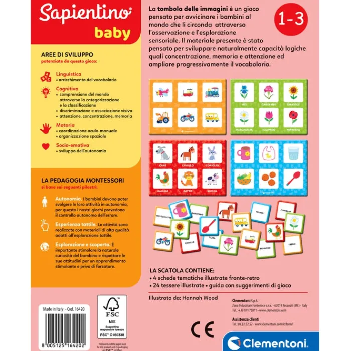 Sapientino Baby Montessori - Tombola delle Immagini^Clementoni New