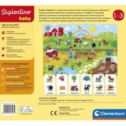 Sapientino Baby Montessori - Parole in fattoria^Clementoni Sale