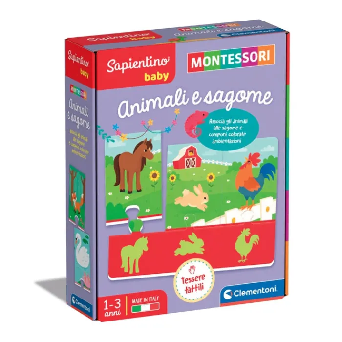 Sapientino Baby Montessori - Animali e sagome^Clementoni