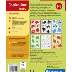 Sapientino Baby Montessori - Parole e colori^Clementoni Outlet