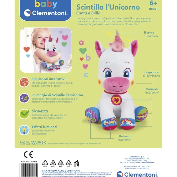 Scintilla l’Unicorno Canta e Brilla^Clementoni Best