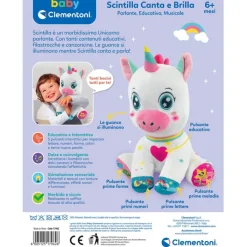 Scintilla Unicorno Canta e Brilla^Clementoni