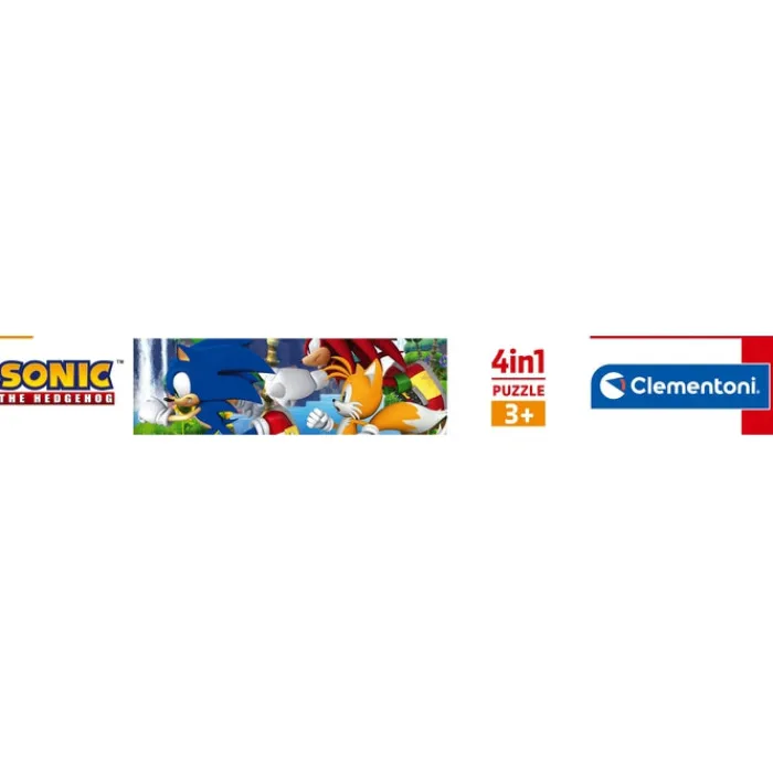 Sonic - 1x12 + 1x16 + 1x20 + 1x24 pezzi^Clementoni Sale